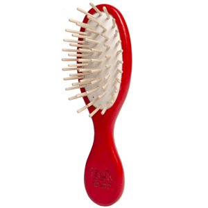 Little oval purse brush red