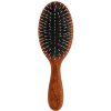 MP oval brush in red wood with ecological and nylon bristles - 84757