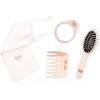 Purse brush and comb with cotton bag - 84774