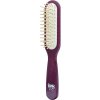 Rectangular brush in lacquered violet - 84750