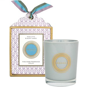 Rose Otto & Burnt Amber Natural Wax Scented Candle