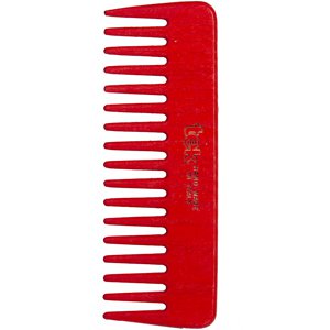Small comb with wide teeth red