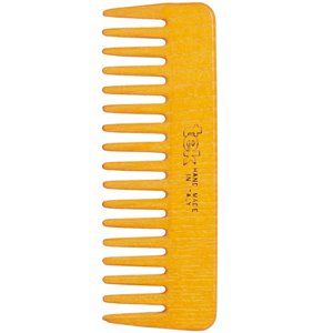 Small comb with wide teeth yellow