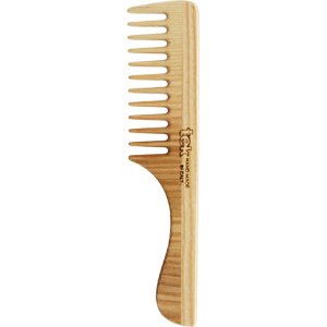 Wide teeth comb with handle