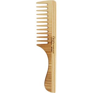 Wide teeth comb with handle