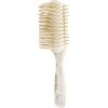 Big disassembled brush with long wooden pins pearly white - 84758