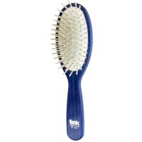 TEK Big oval brush in lacquered blue
