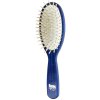 Big oval brush in lacquered blue - 84747