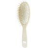 Big oval brush in lacquered white - 84746