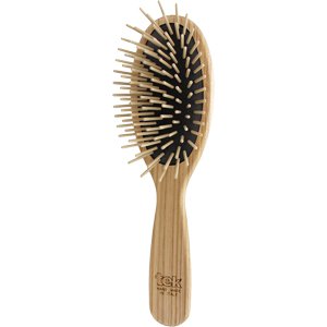 Big oval brush with long wooden pins