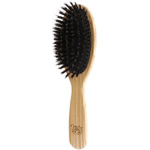 Big oval pneumatic brush with ecological bristles