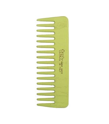 Small comb with wide teeth lime