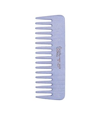 Small comb with wide teeth light blue