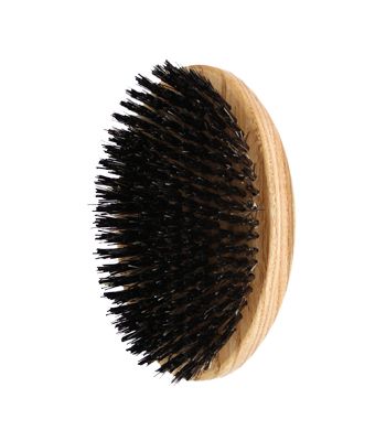 Man oval brush with ecological bristles