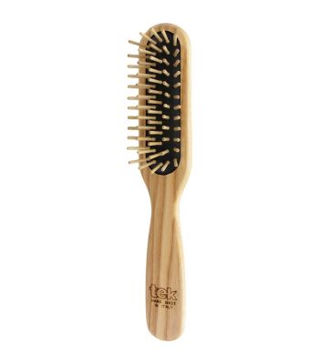 Rectangular brush in ash wood