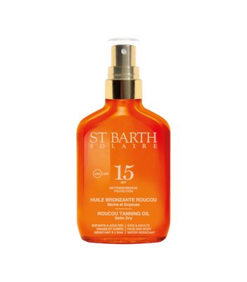 Сухе масло для засмаги Roucou SPF 15