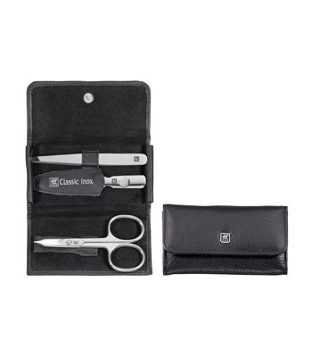 Classic Leather Case Black 3 pcs