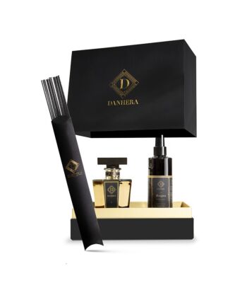 Kera Luxury Gold Подарунковий набір (Impero Gold дифузор 250 мл, спрей 250 мл)